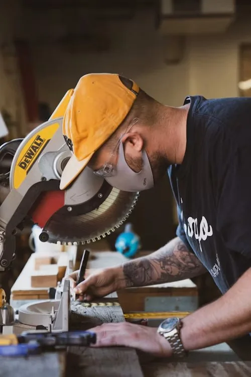 Craftsperson at work