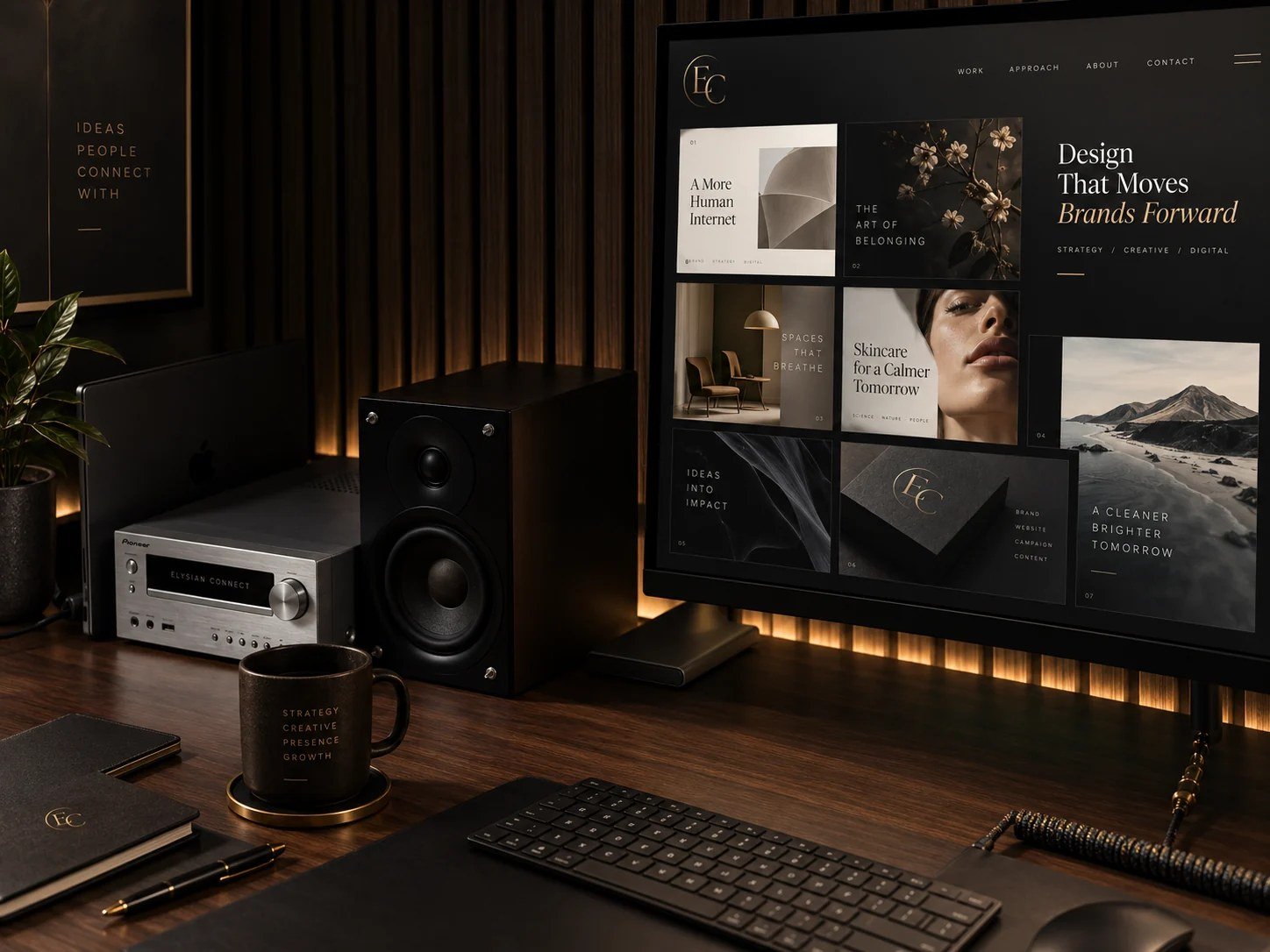 Elysian Connect creative digital studio workspace